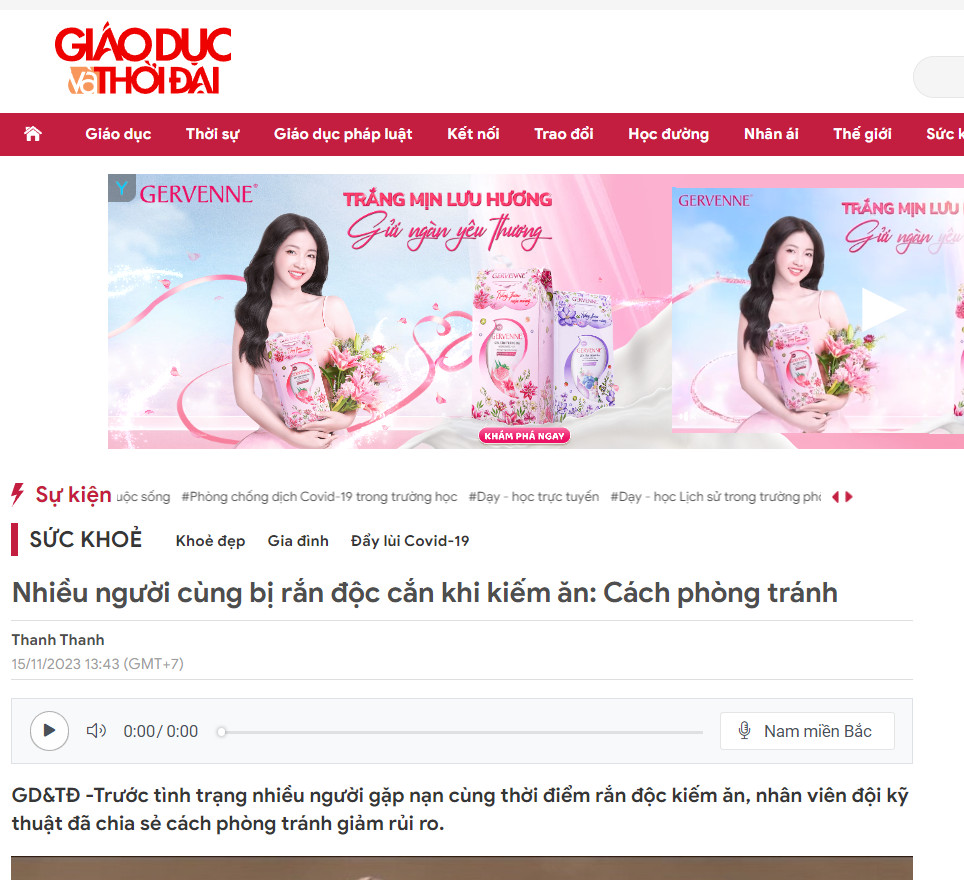 Báo giáo dục viết về pest kill 247