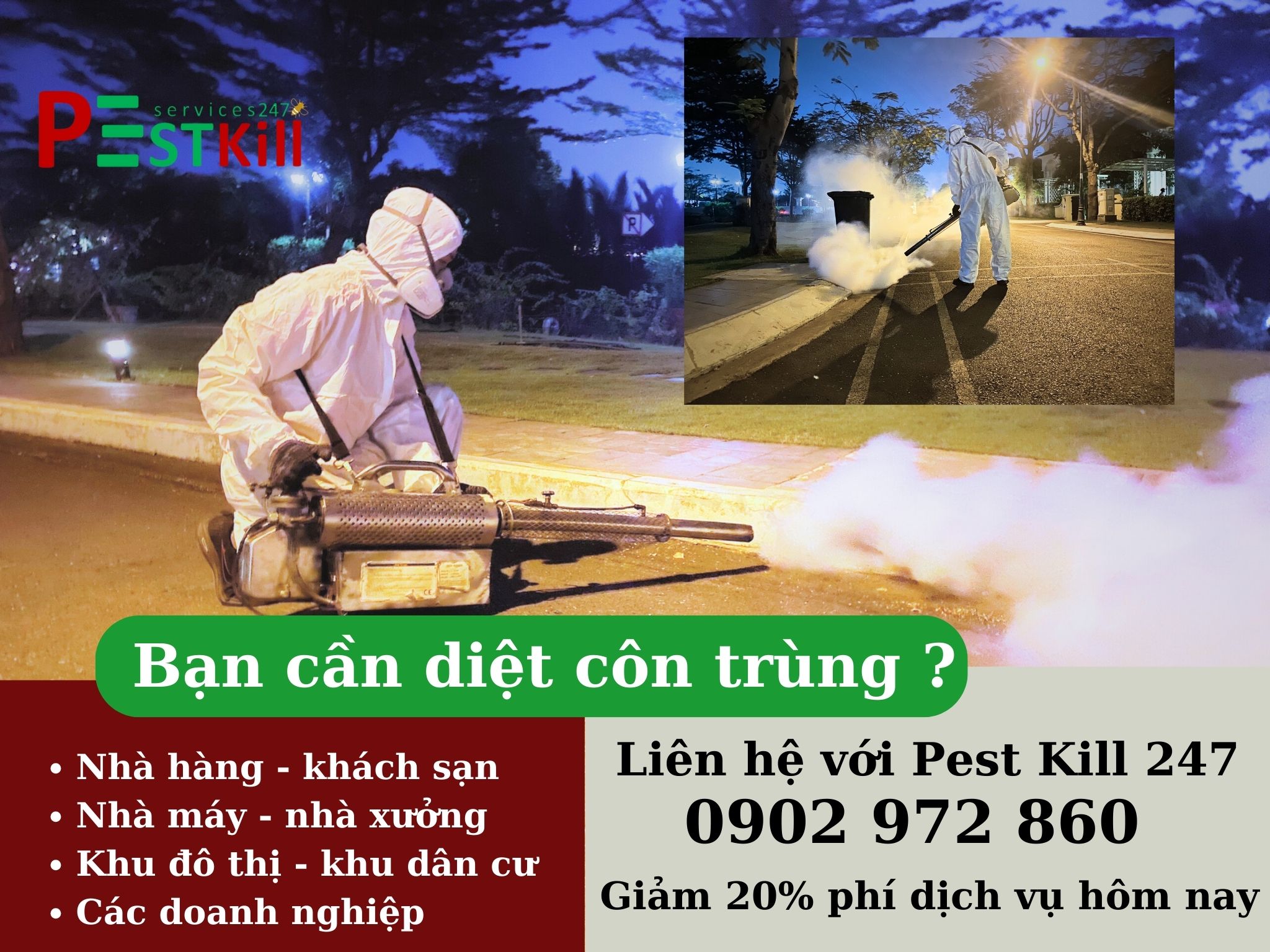 dịch vụ diệt côn trùng pest kill 247