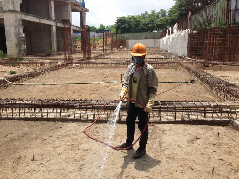 Dịch vụ chống mối nền móng sẽ đảm bảo chất lượng cũng như độ an toàn