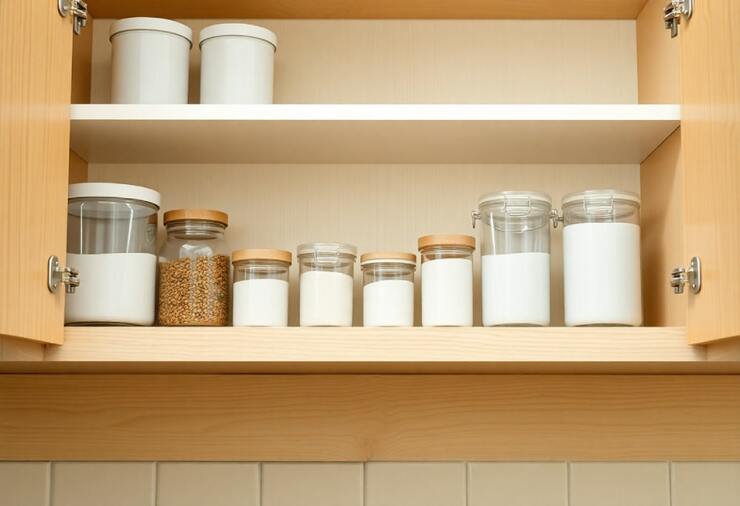 Vệ sinh tủ bếp sạch sẽ là cách bền vững và lâu dài giúp đuổi gián hiệu quả