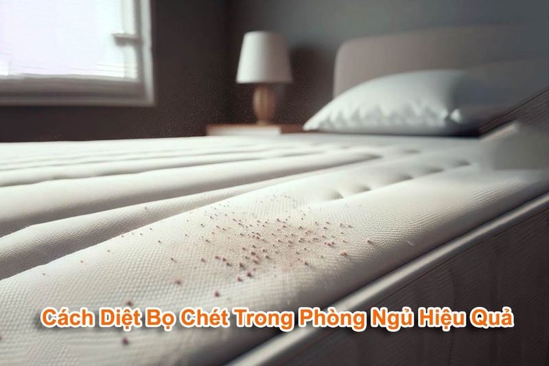 Cách diệt bọ chét trong phòng ngủ
